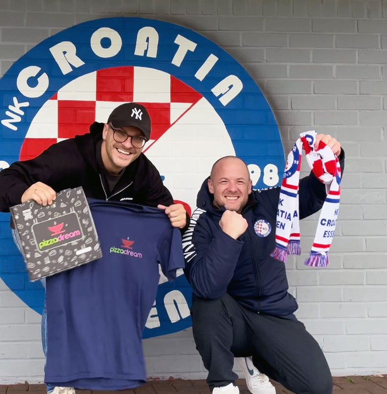 Nk Croatia Essen e.V und Pizza Dream